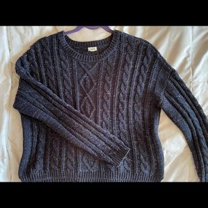 GARAGE Cropped Boyfriend Sweater